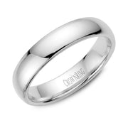 Ladies Traditional 5mm Light Dome Wedding Band